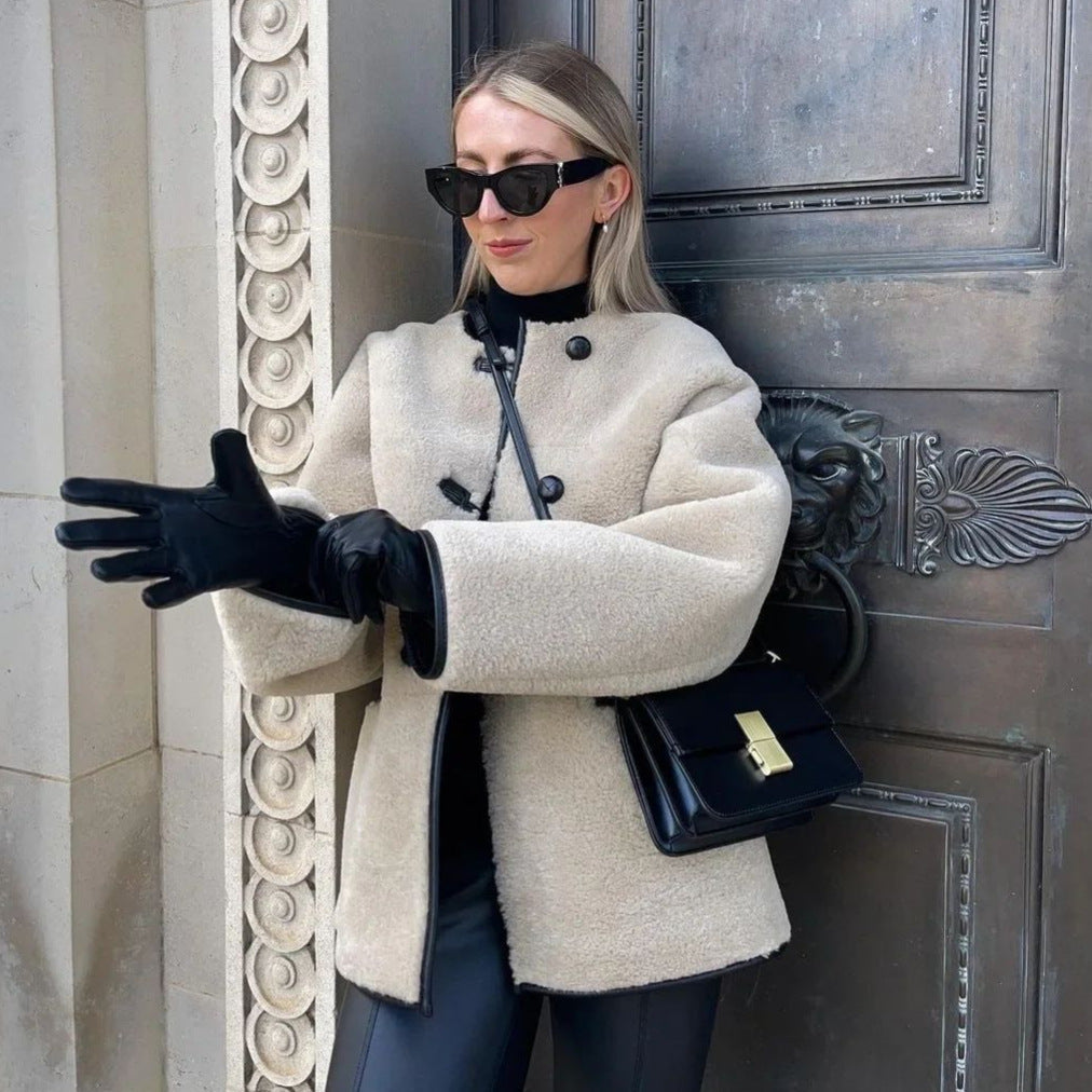 Damen Fleecejacke Kuschelig Mit Taschen Norvielle Grau