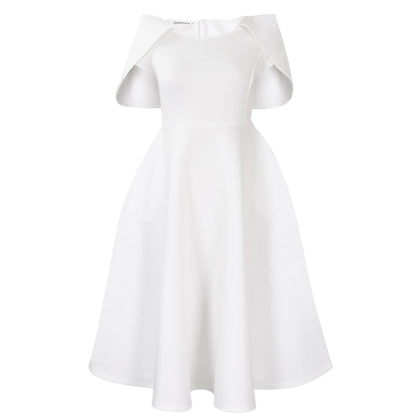 Damen Abendkleid mit Cape Dramatischer Effekt