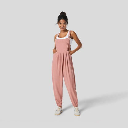 Damen Jumpsuit Lässig Schick Taschen Norvielle
