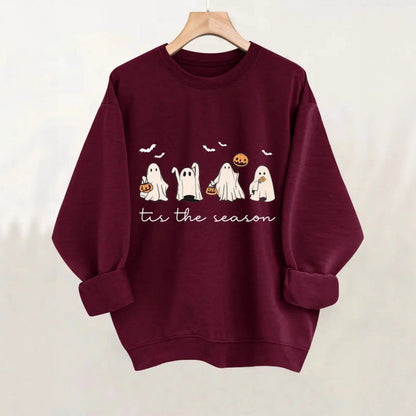 Damen Sweatshirt Gruseliges Motiv Norvielle