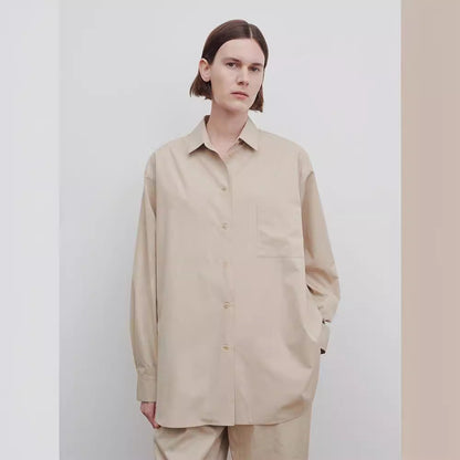Damen Hochbundhose Klassisch Falten Elegant