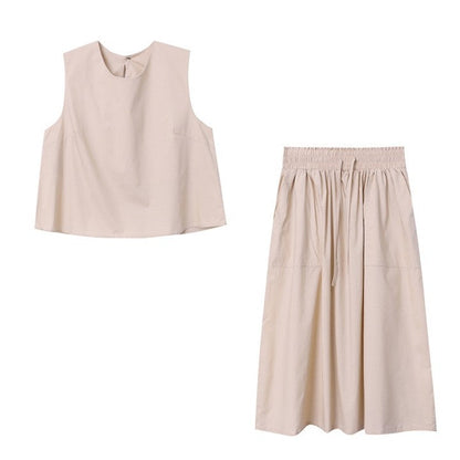 Damen Maxikleid Schaufelausschnitt Elastischer Bund Norvielle