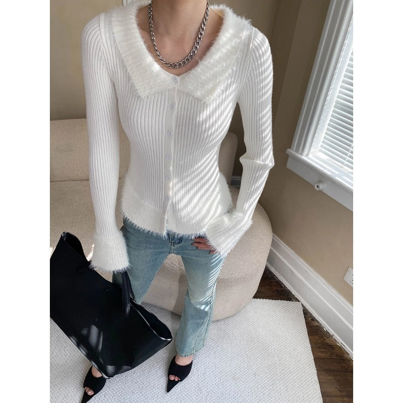 Damen Cardigan Strick Weich Norvielle - Norvielle
