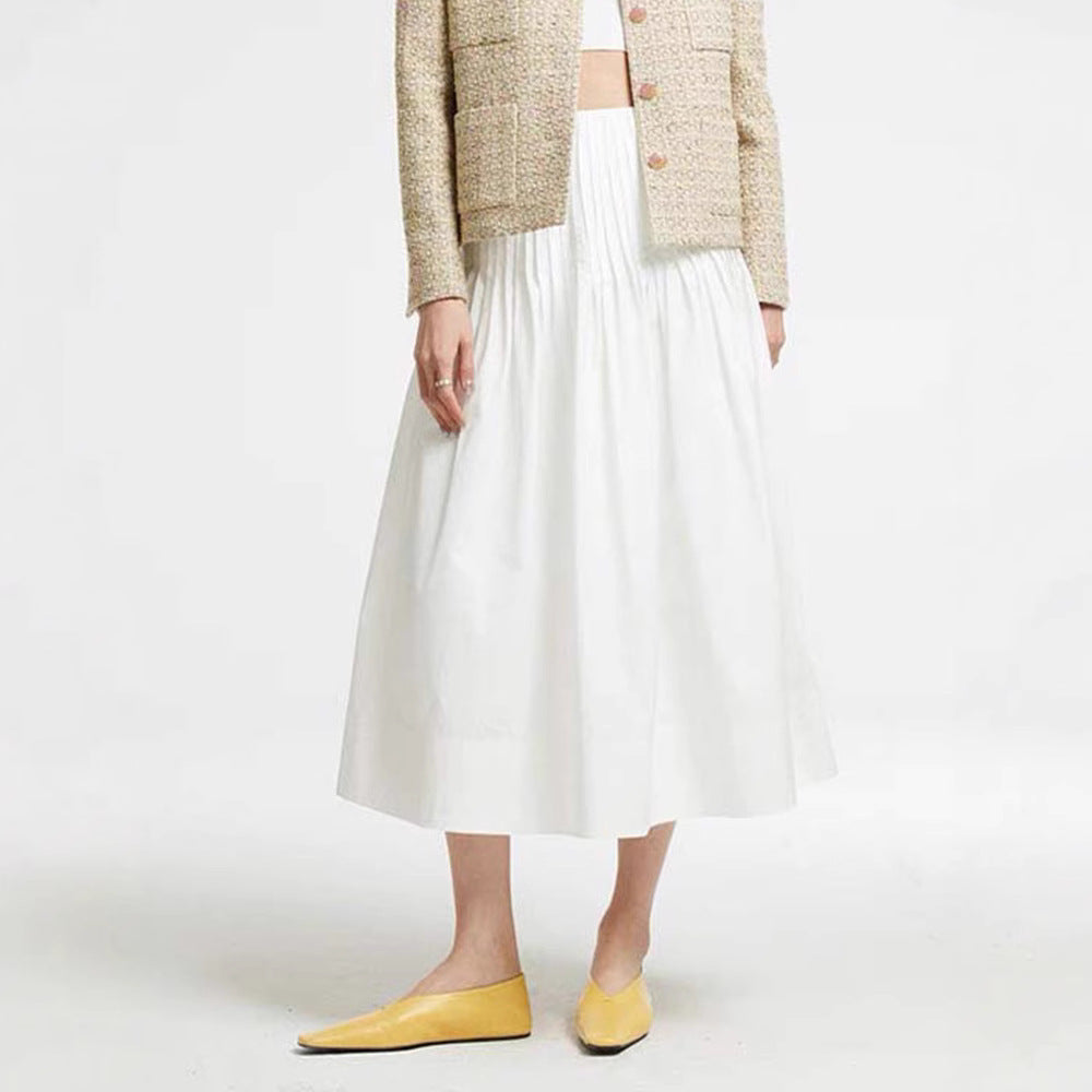 Damen Midirock Plissee Details Norvielle