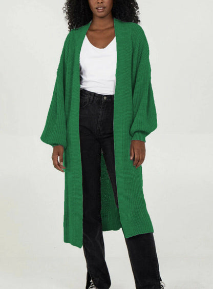 Damen Oversized Strickmantel Lässig Norvielle