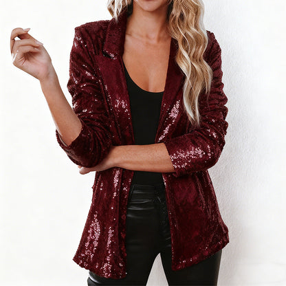 Damen Glitzer Blazer Norvielle