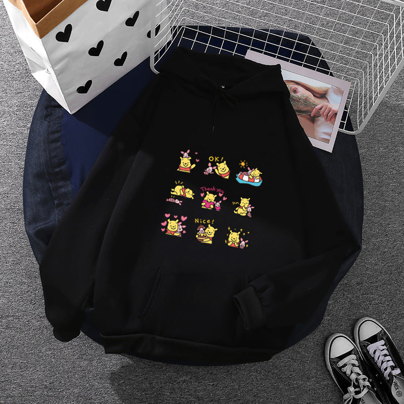 Damen Hoodie Pikachu Motiv Baumwolle