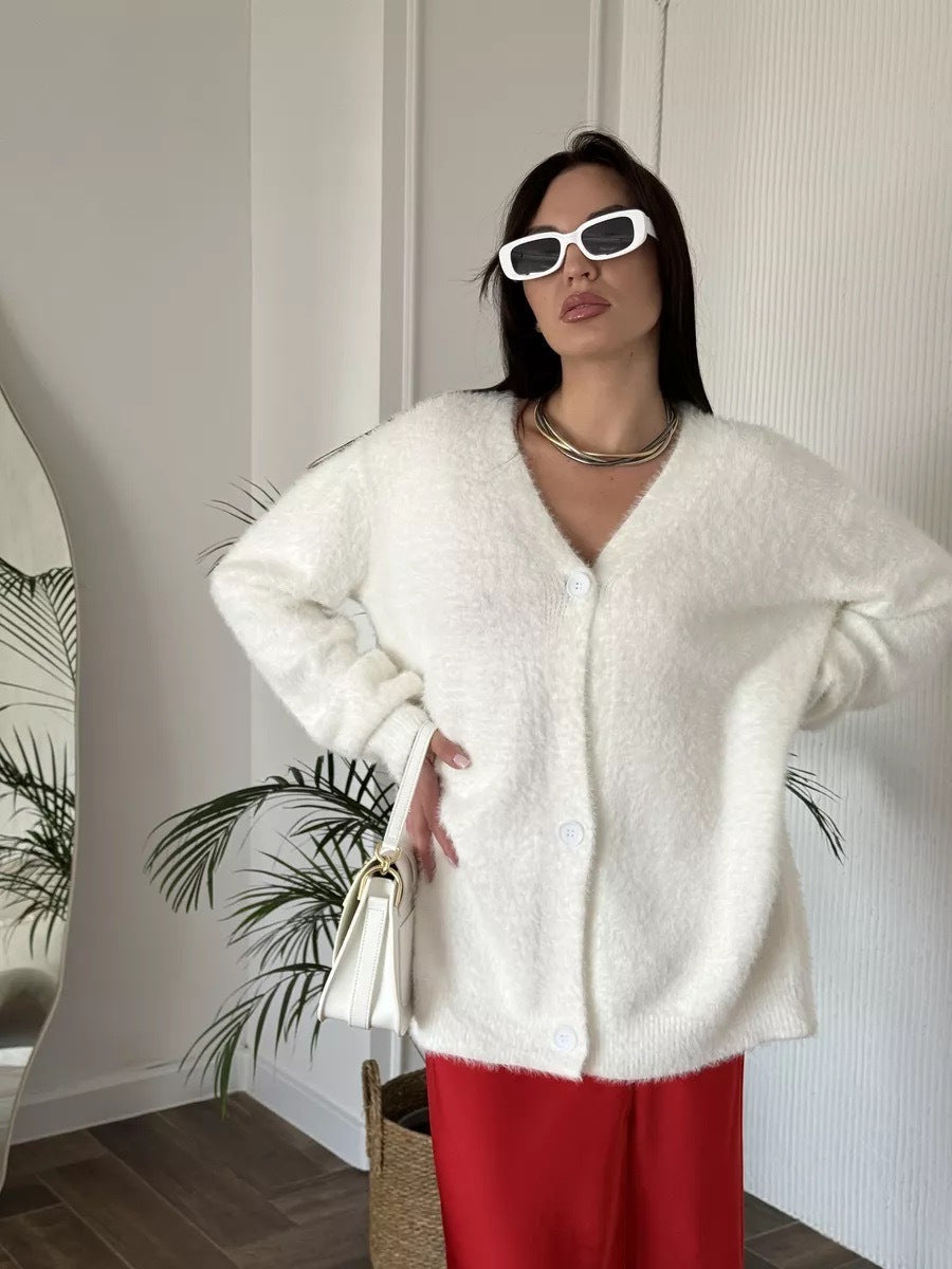 Damen Cardigan Weiches Strick Norvielle
