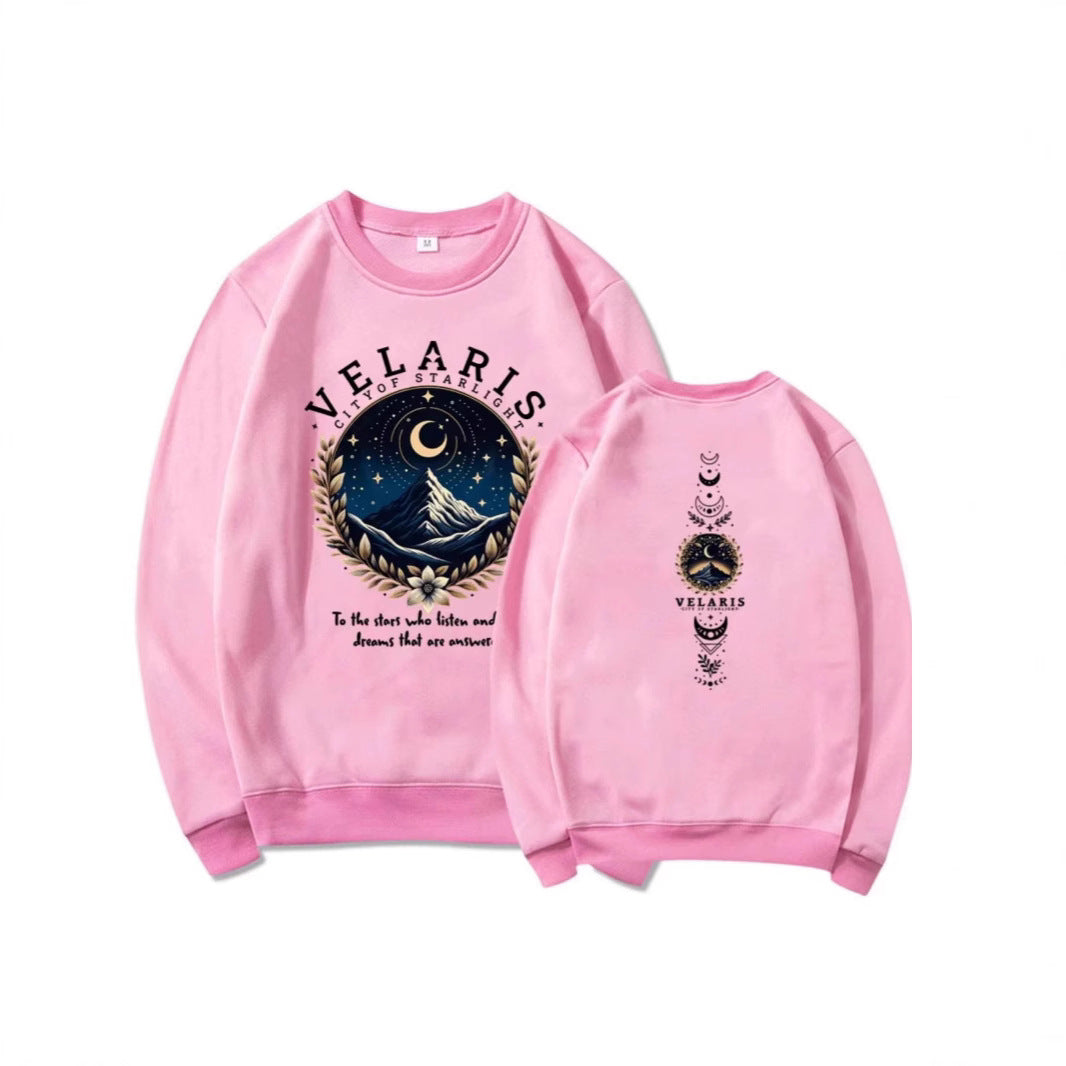 Damen Sweatshirt Nachthimmel Motiv Norvielle - Norvielle