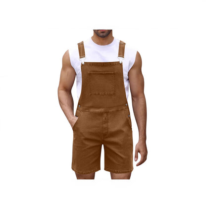 Herren Denim-Latzhose Lässig