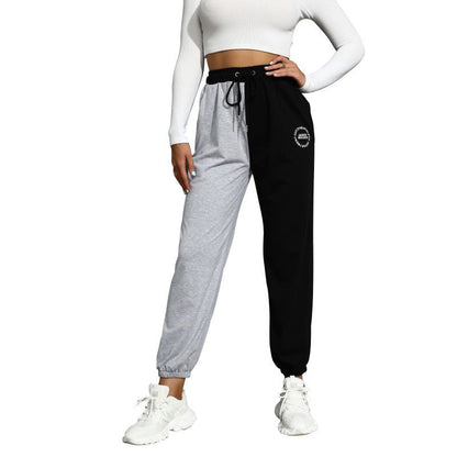 Damen Reflexionshosen Elastischer Taillenbund Sportlich