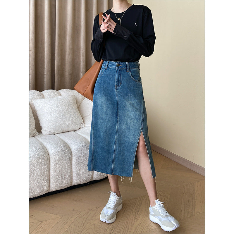 Damen Langarmshirt Elegantes Design Weite Manschetten Norvielle