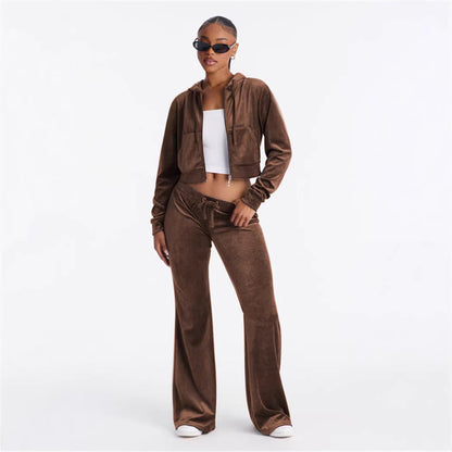 Damen Cropped Kapuzenjacke Stylischer Reißverschluss Praktische