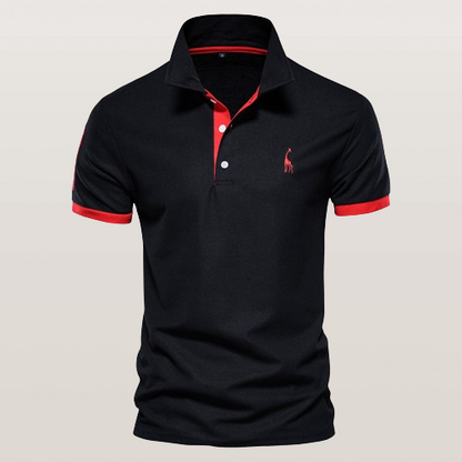 Norvielle Herren Polo-Shirt Baumwolle Weiß