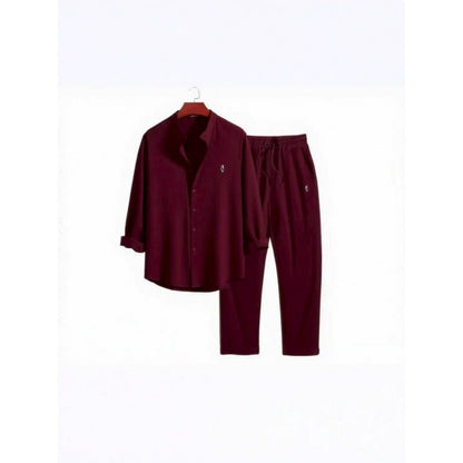 Damen Schlafanzug Set mit Hemd und Hosen