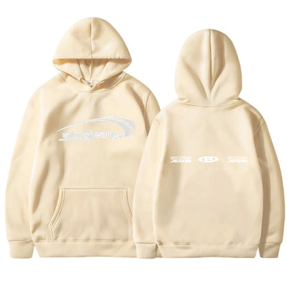 Damen Kapuzensweater Modernes Logo-Design Kängurutaschen Norvielle