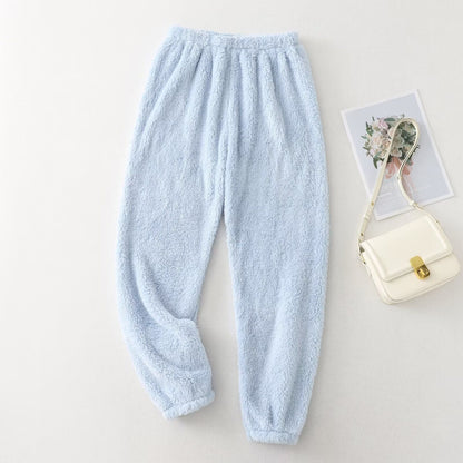 Damen Fleecehose Elastischer Bund Bequem