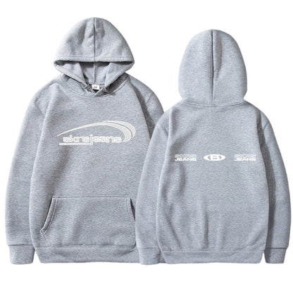 Damen Kapuzensweater Modernes Logo-Design Kängurutaschen Norvielle