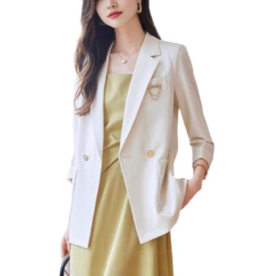 Damen Blazer Elegant Knopfdetails