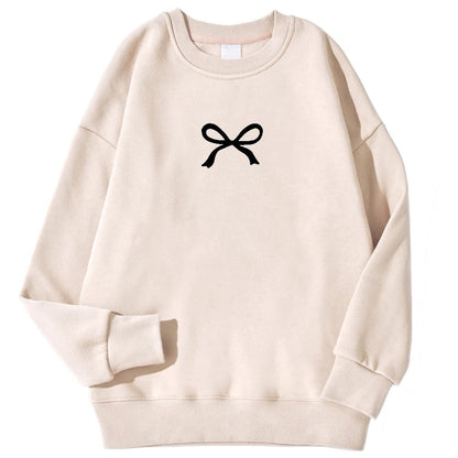 Damen Sweatshirt mit Schleifenmotiv Norvielle