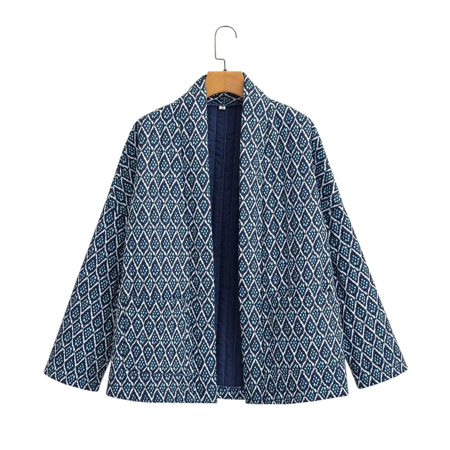 Damen Steppjacke Grafisches Muster Norvielle