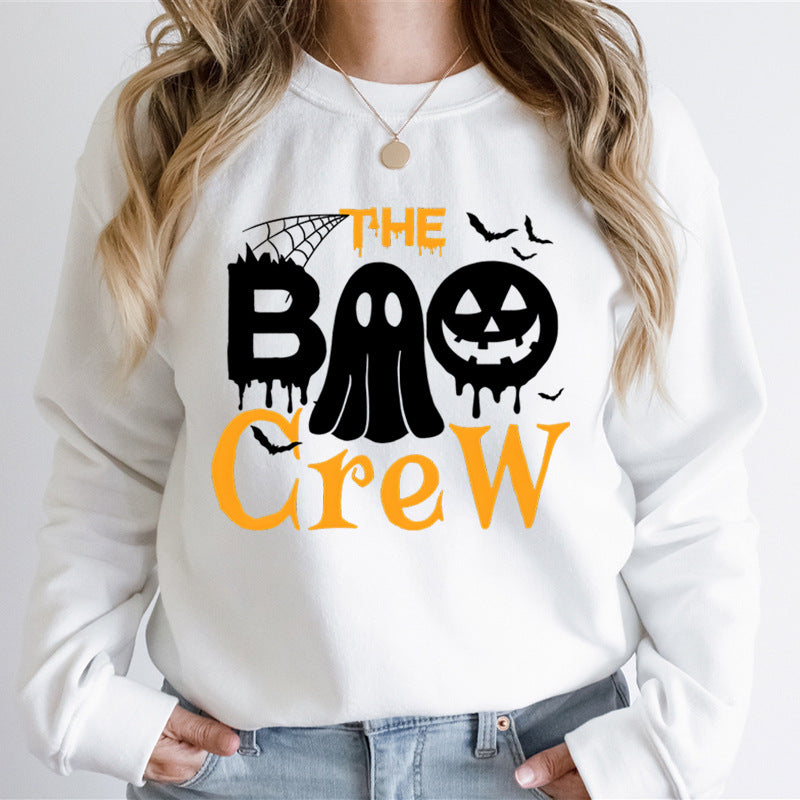 Damen Sweatshirt Halloween Grafikdruck