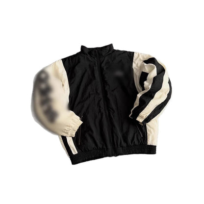 Damen Sportjacke Funktionsjacke Klassischer Farbkontrast