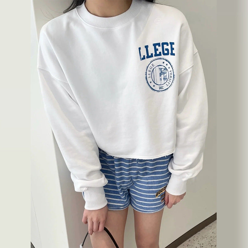 Damen Oversized Sweatshirt Kurz Norvielle - Norvielle
