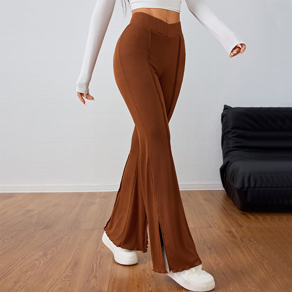 Damen Flared-Hose mit Schlitz Norvielle