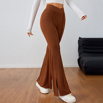 Damen Flared-Hose mit Schlitz Norvielle