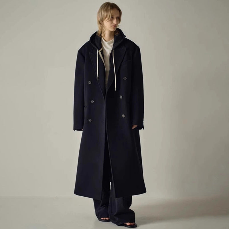 Damen Wollmantel Übergroß Elegantes Design Norvielle