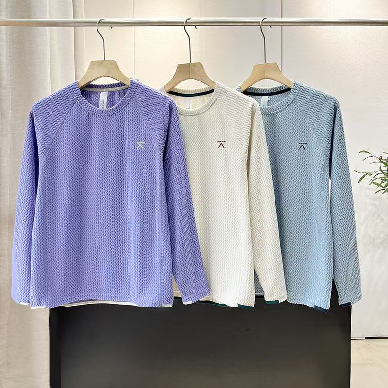 Damen Langarmshirt Strukturiertes Design Norvielle - Norvielle