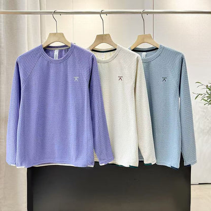 Damen Langarmshirt Strukturiertes Design Norvielle - Norvielle