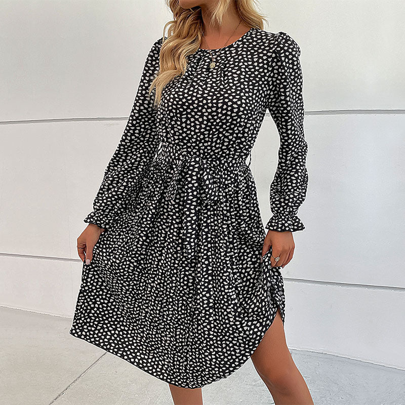 Damen Midi-Kleid Nostalgisch Modern Norvielle