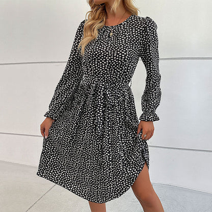 Damen Midi-Kleid Nostalgisch Modern Norvielle