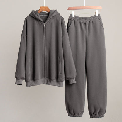 Damen Sportliche Hoodie Jogginghose Set Norvielle