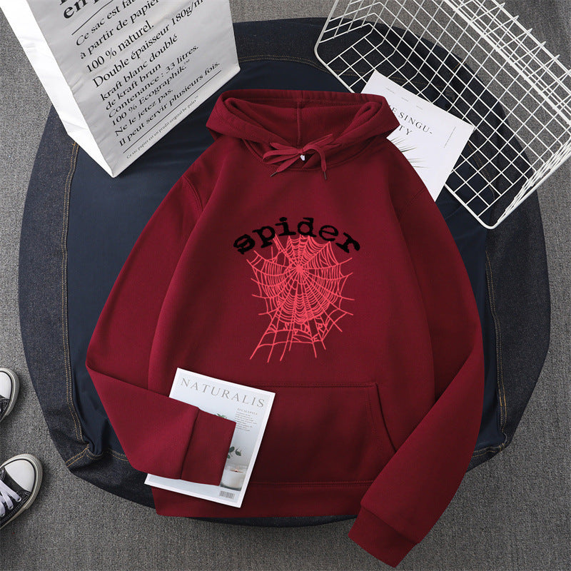 Damen Kapuzensweater Spinnenmotiv Norvielle
