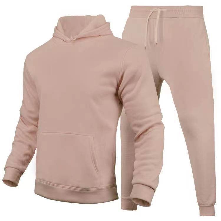 Damen Sportliches Hoodie- und Jogginghose-Set Baumwollmix