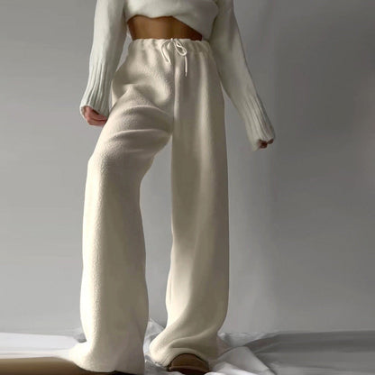 Damen Freizeithose Hochbund mit Taschen Norvielle
