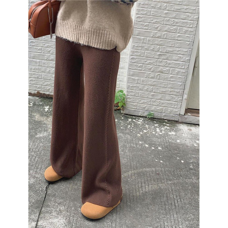 Damen Rippenstrickjacke Stehkragen Kuschelig Norvielle