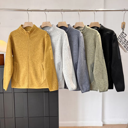 Damen Funktionsjacke Atmungsaktiv Reißverschlusstaschen Schwarz - Norvielle
