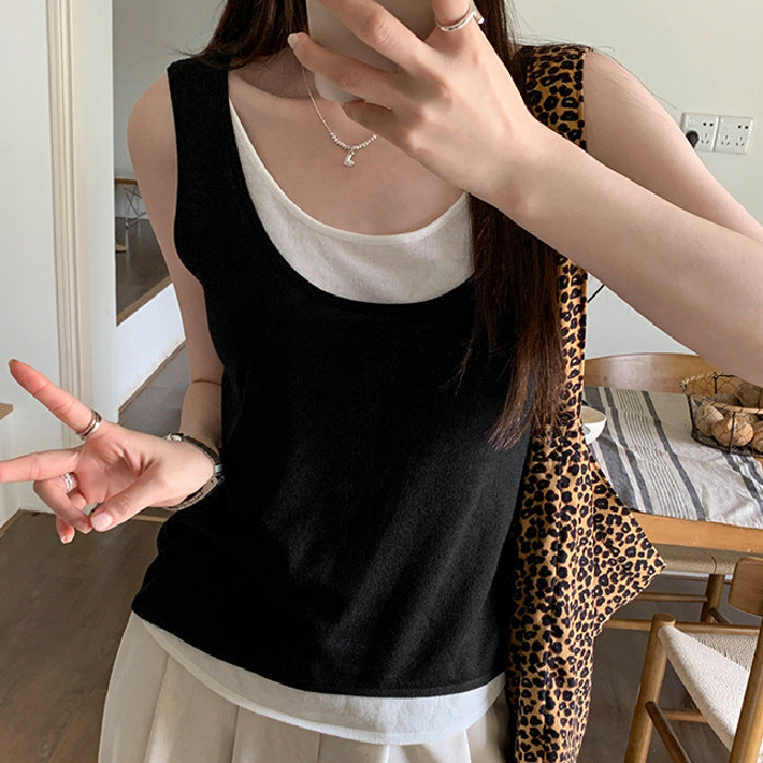 Damen Langarmshirt Elegantes Norvielle Baumwolle Weiß - Norvielle