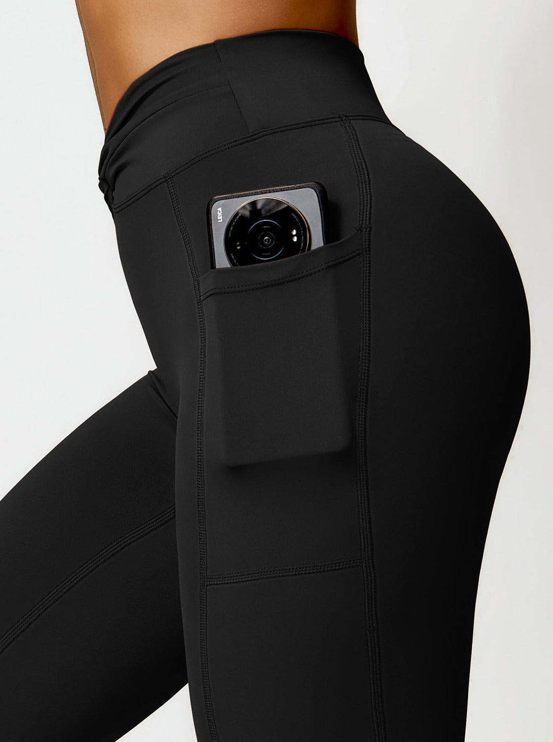 Elena Damen High-Waist Bootcut Leggings Mit Taschen
