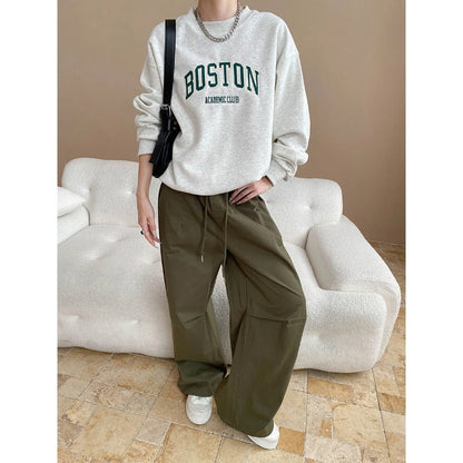 Damen Chino-Hosen Elastischer Bund Bequem Norvielle