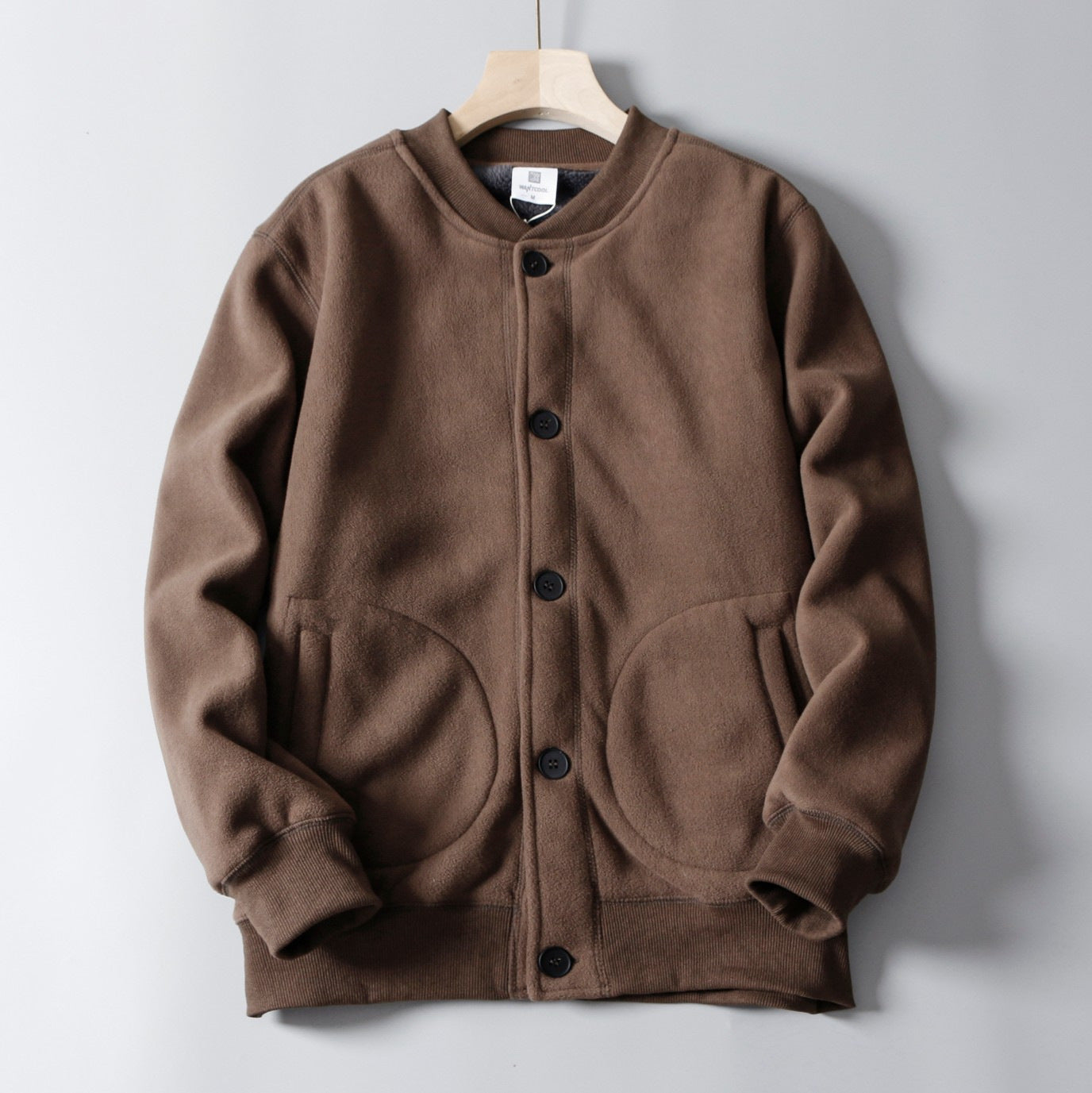 Damen Fleecejacke Bequem Mit Taschen Norvielle Grau
