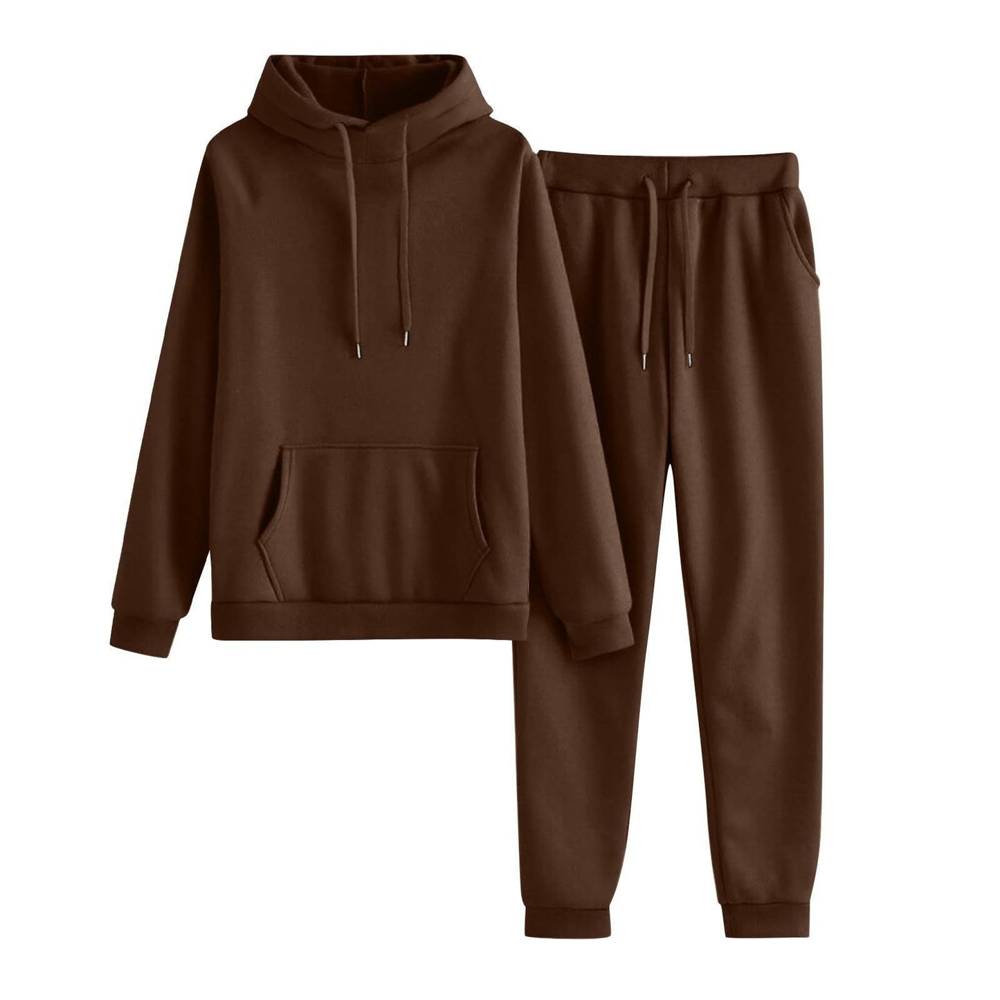 Damen Hoodie Jogginghose Set Lässig Mit Taschen Norvielle