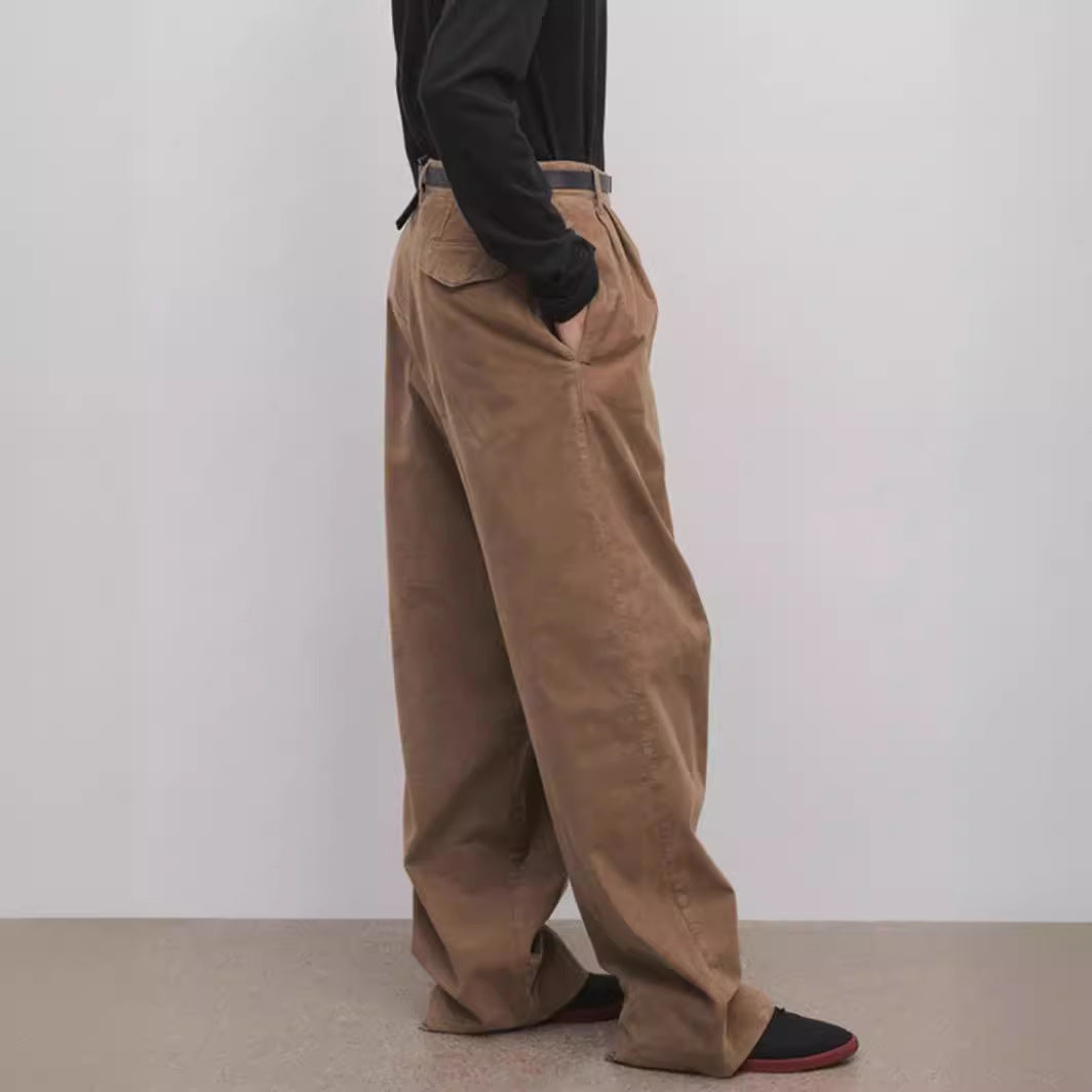 Damen Chino-Hose Weit Norvielle Elegant Beige