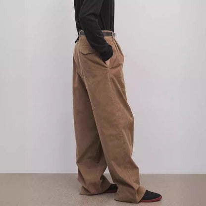 Damen Chino-Hose Weit Norvielle Elegant Beige