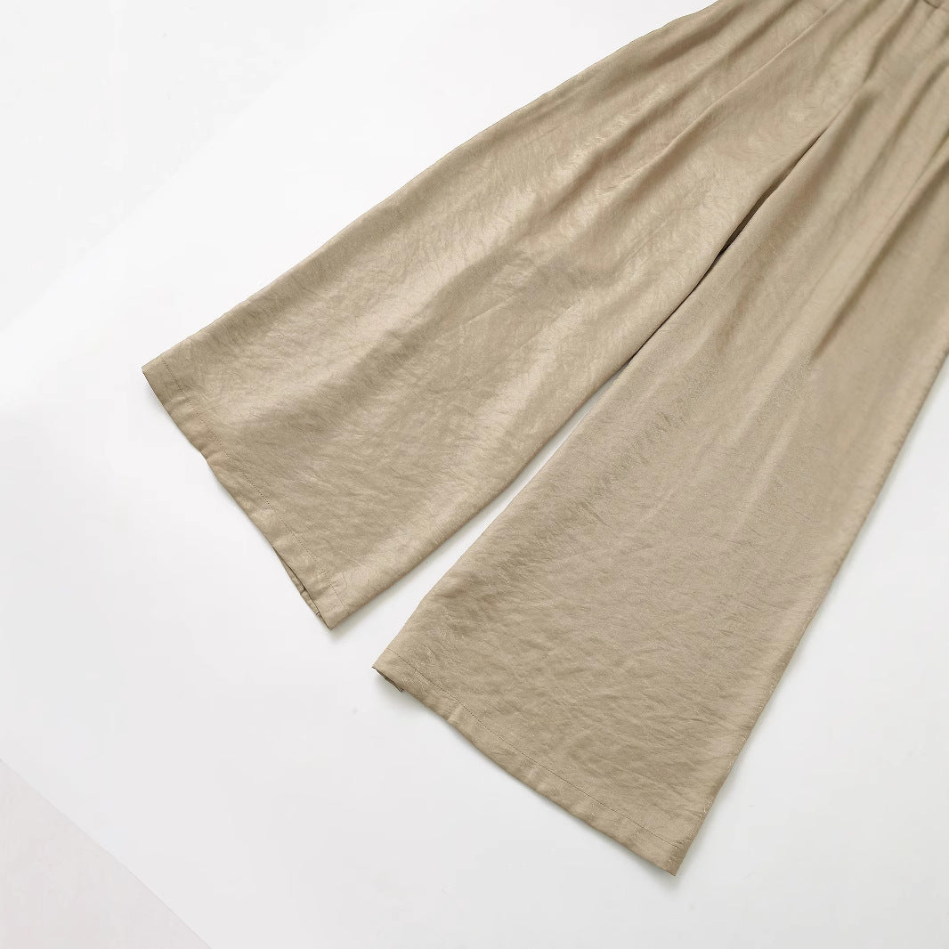 Damen Weite Culotte mit Gürtel Norvielle