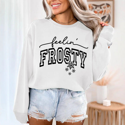 Damen Sweatshirt Grafik-Aufdruck Norvielle
